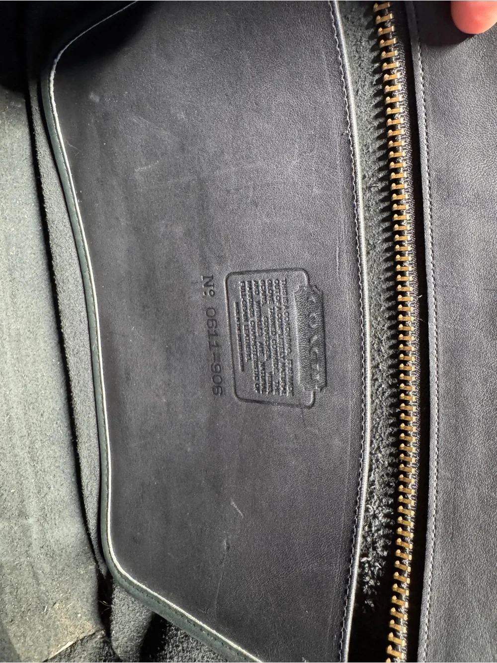 Vintage Authentic Coach Leather Tote Bag